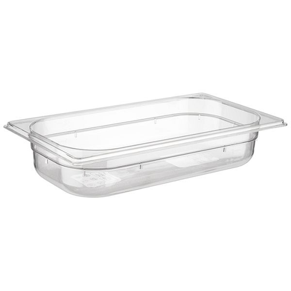 APS GN 1/3 Behälter, 32,5 x 17,6 cm, Tiefe: 65 mm, Polycarbonat, 2,4 Liter, 82018