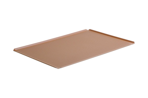 Schneider Backblech / Lochblech GN 2/1, aus Aluminium mit roter Silikonbeschichtung, 381054
