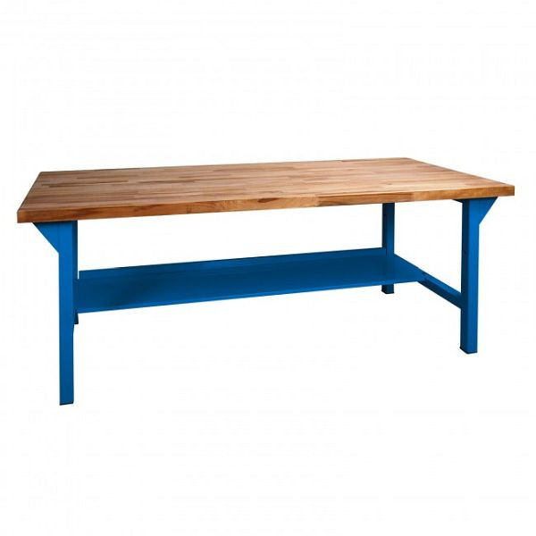 ADB Werkbank 2000x750x850 mm, Farbe: blau, RAL 5012, 42520