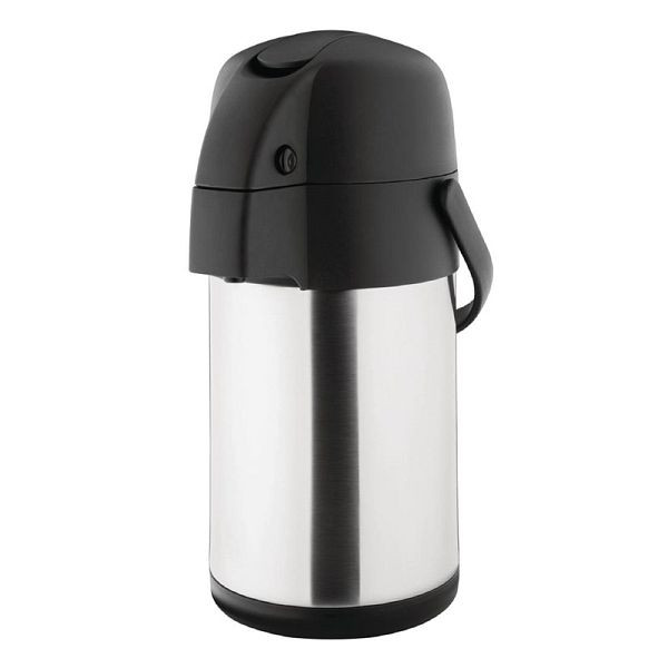 Olympia Pumpkanne mit Hebel 2,5L, Edelstahl, DL165, 5050984238505