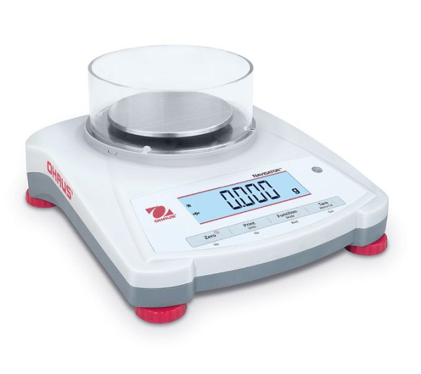 OHAUS Tragbare Präzisionswaage NV323 EU, Wägekapazität 320 g, Ablesbarkeit beim Wiegen 0.001 g, 30615583