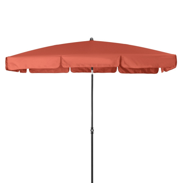 doppler GS SUNLINE NEO WATERPROOF ca. 225x120/4tlg. Design 831 terracotta, Sonnenschirm mit Tragetasche, 462593831
