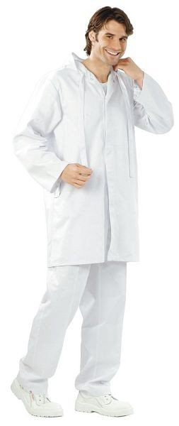 Planam Food Herren Fleischträgermantel, reinweiß, Größe L, 5390052