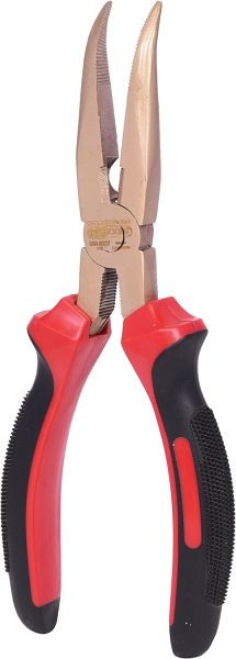 KS Tools BERYLLIUMplus Telefonzange gewinkelt 180 mm, 962.0612