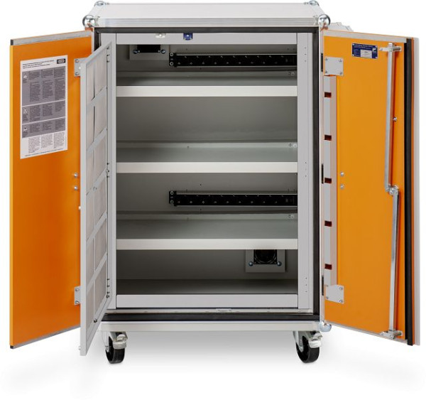 Cemo Akku-Ladeschrank Premium Plus 8/10, 400 V mit Rollen, 12125