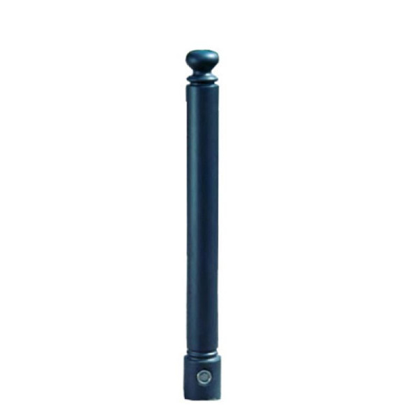 Stein HGS Stilpoller -Pholos-, herausnehmbar mit 3p-Technologie, Sechskantverschluss unten, inkl. Bodenhülse, DB 703 eisenglimmer, 25060-01