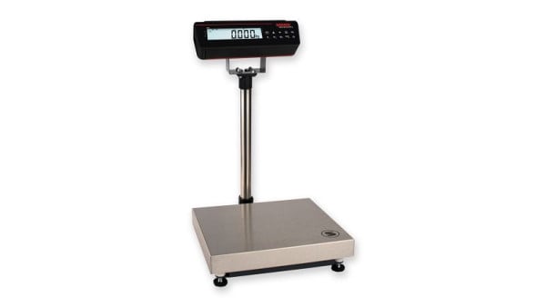 Soehnle Stativwaage geeicht mit Terminal 3820, Zweibereich, Höchstlast: 30/60kg, Ziffernschritt: 10/20g, 660x550mm, IP65, 7973.05.110/5710.00.006