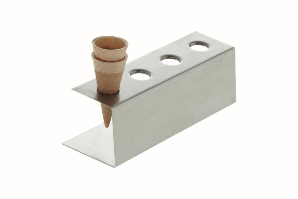 Schneider Eistütenhalter für 4 Eistüten, Material: Edelstahl, Löcher: 26 mm, 190305