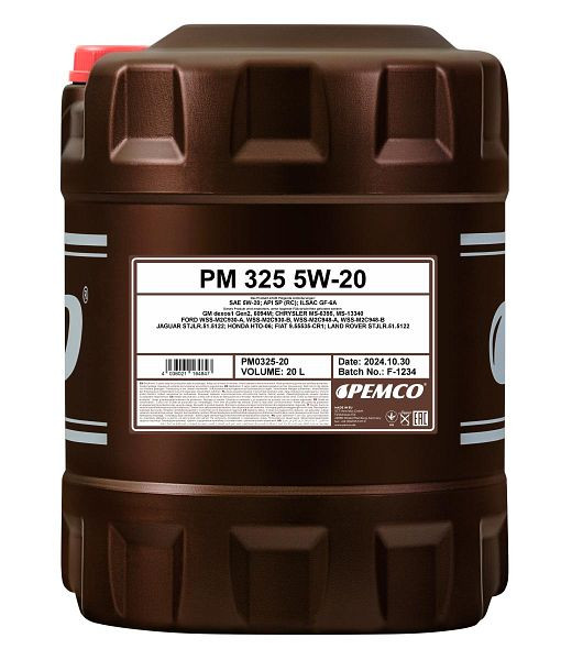 PEMCO Premium-Motoröl 325 5W-20, VE: 20 l, PM0325-20