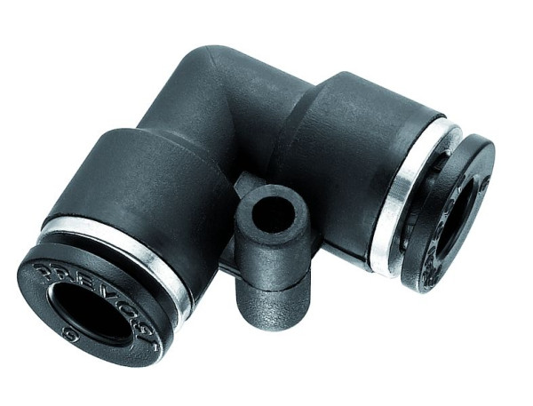 Prevost 90°-Winkelverbinder im Beutel, für Schlauch mit Außendurchmesser 6 mm, VE: 5 Stück, RPC ET0606P