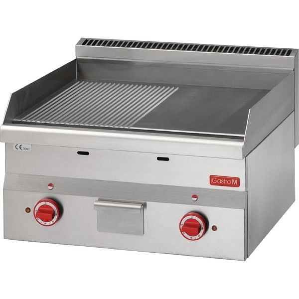 Gastro M elektrische Grillplatte 60/60FTRE, 2/3 glatt und 1/3 gerillt, GN027
