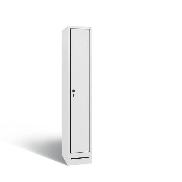 C+P Spind Evolo, 1 Abteil, H1800xB320xT500 mm, Weiß/MDF Weiß, 48020-10 S10544