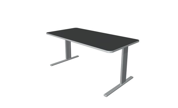 Kerkmann Schreibtisch Unic B 1600 x T 800 x H 750 mm, anthrazit, 11333713