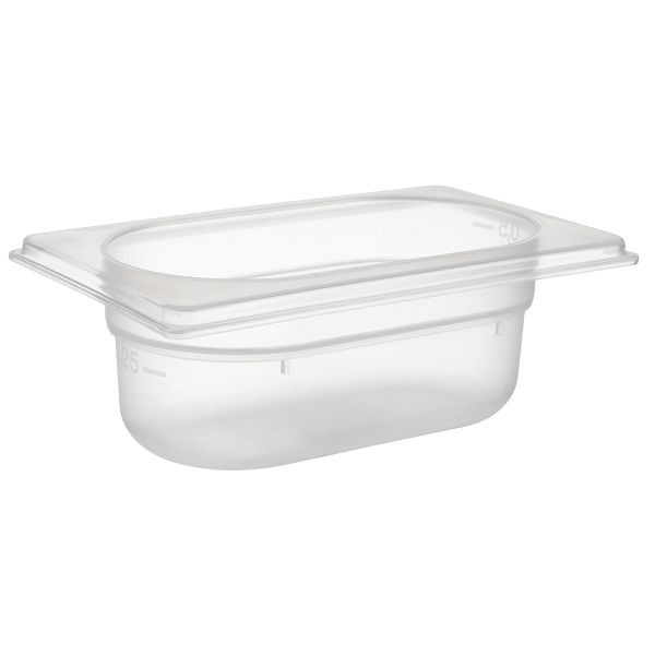 APS GN 1/9 Behälter, 17,6 x 10,8 cm, Tiefe: 65 mm, Polypropylen, 0,6 Liter, 82150