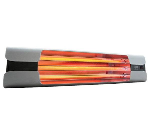 CasaFan Infrarot Heizstrahler Thermologika Design lichtgrau, 70003