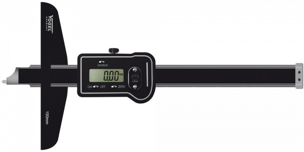 Vogel Germany Elektronik Digital-Tiefen-Messschieber, 500 mm / 20 inch, ALU, 220881