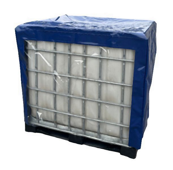 Kuhlmann Electro Heat Wasserdichte Haube mit transparentem Fenster Für 640L IBC Container, 26-4882
