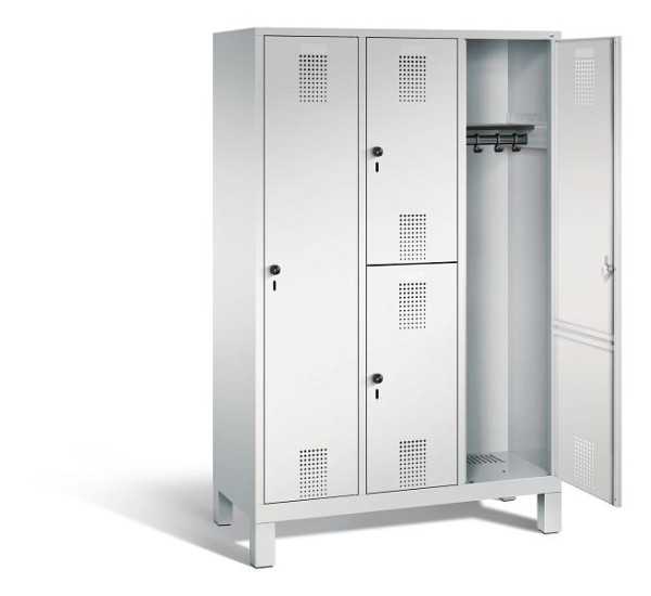 C+P Kombi-Spind Evolo, H1850xB1200xT500mm, Farbe: Lichtgrau, 48610-32 S10013