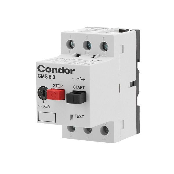 Airpress Motorschutzschalter 4-6.3 Ampere, 36252, 8712418082319
