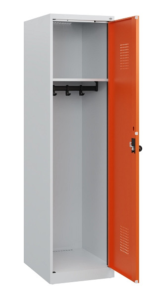 C+P Spind Evolo PLUS, 1 Abteil, 1530x400x500mm, 7035/2004, Drehriegel, 0490005-12 S10002