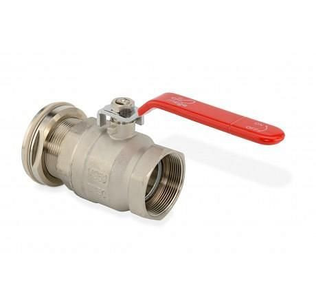 Cemo Auslaufhahn (Messing vernickelt) mit beidseitigem Innengewinde R2"i, 1307, 4052886229569