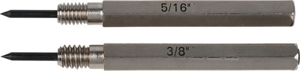 KS Tools Zentrierspitzen-Set für 332.0951 und 332.0953, 332.0955