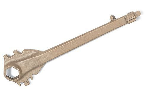DENIOS Fassschlüssel Universal aus Bronze, für alle gängigen Spundfässer, 117251