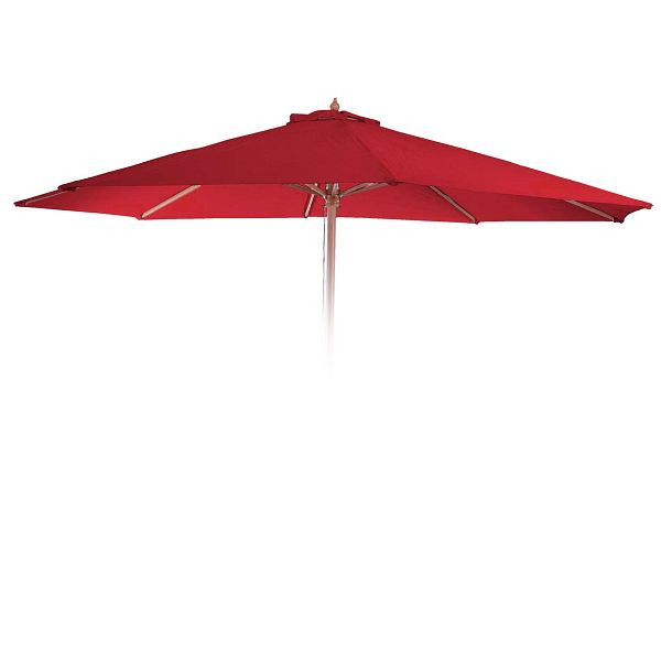 Mendler Ersatz-Bezug für Sonnenschirm Florida, Sonnenschirmbezug Ersatzbezug, Ø 3,5m Polyester 8 Streben, bordeaux, 81655