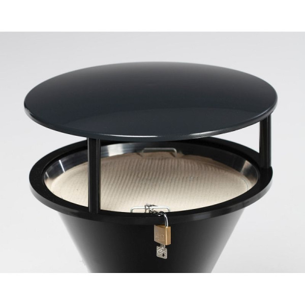 STEIN HGS Dach, Kunststoff, für Kunststoff-Standascher, Anthrazit (RAL 7021), 82030.0004