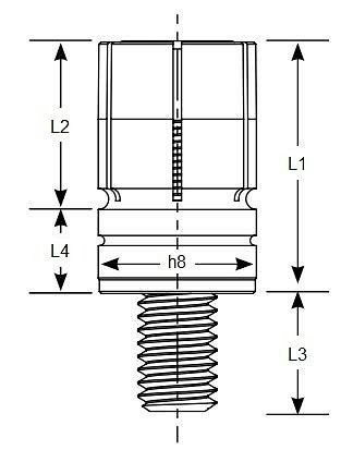 Mitee-Bite XYZ Press Fit Pin 5/8", X31660
