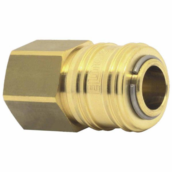 ELMAG Kupplung, Innengewinde 3/8', Messing, 42312, 9004853423123