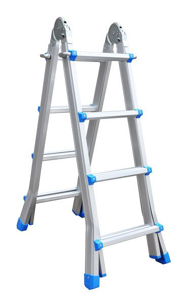 VaGo-Tools Teleskopleiter Stehleiter Mehrzweckleiter Alu Leiter Klappleiter 4 x 4, AL-XT-404_av