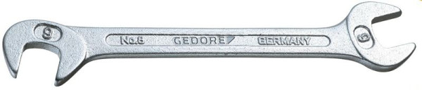 GEDORE 5 mm Doppelmaulschlüssel, klein, verchromt, 6094120