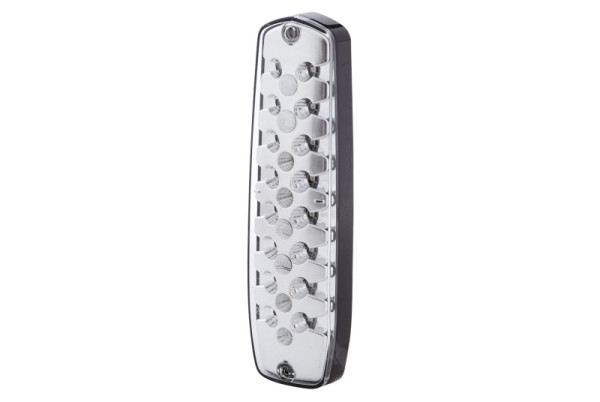 HELLA Heckleuchte - Lean LED - LED - 24/12V - ECE - Lichtscheibenfarbe: glasklar - Stecker: offene Kabelenden - rechts/links, 2SD 343 910-027
