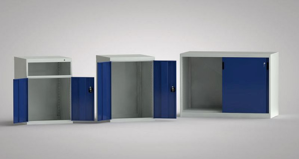 KLW Schiebetürschrank als Maschinenbeistellschrank 1000 x 1500 x 815 H x B x T mit abschliessbaren Schiebetüren, 7SS-ST1000XTB-L001MPB