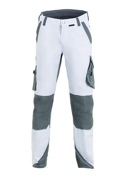 Planam Norit Herren Bundhose, weiß/zink, Größe 60, 6408060
