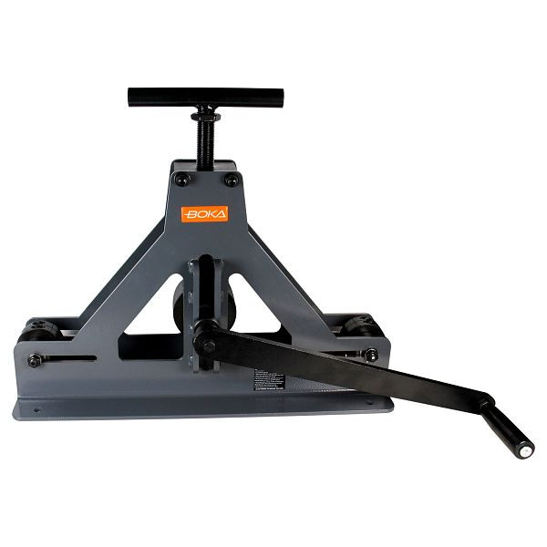 BOKA TR-40 Rohrbiegemaschine, manuelle Rollbiegemaschine für quadratische und rechteckige Rohre, maximale Kapazität 40 x 1,5 mm, 591006