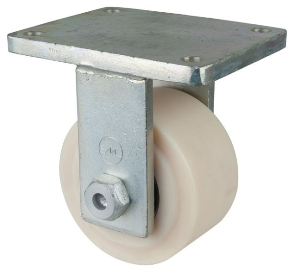 BS Rollen Schwerlastrolle, Rad-Breite 80 mm, Rad-Ø 150 mm, Tragfähigkeit 3000 kg, Lauffläche/Radkörper Polyamid gegossen, Kugellager, RR110.B16.152