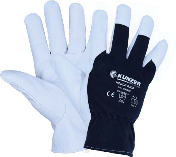 Kunzer NOBLE GRIP - Größe: 11/XXL, Arbeitshandschuh, VE: 12 Paar, 9NG11