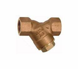 Riegler Schmutzfänger, Siebeinsatz Edelstahl, Maschenweite 0,25 mm, aus Rotguss, 105666, 4047322104203