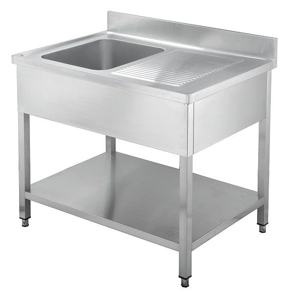 Vaiotec TOPLINE Spültisch 700 / 1 Becken links + Abtropffläche L: 1200 mm, 10450