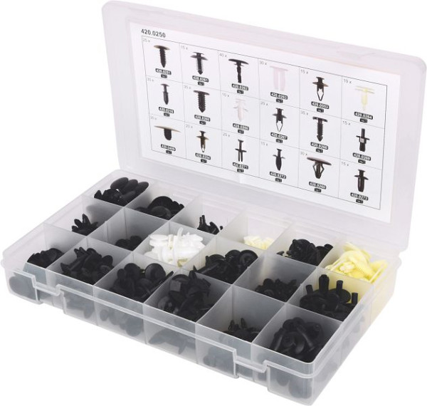 KS Tools Befestigungs-Clip-Satz für Ford, 415-teilig, 420.0250