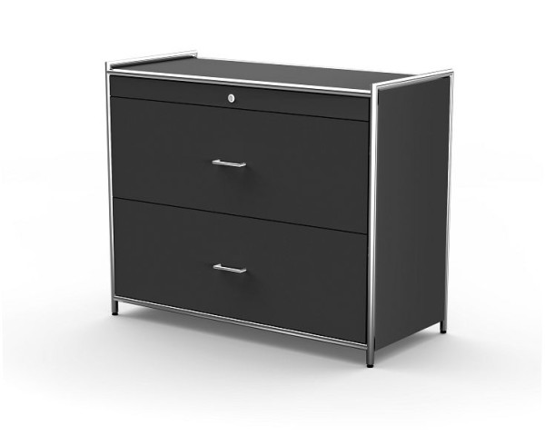 Kerkmann Hängeregistraturschrank mit 2 Schubladen, Artline, B 1000 x T 470 x H 800 mm, anthrazit, 13749013