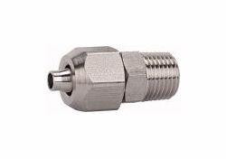 Riegler Gerade Einschraubverschraubung, Außengewinde konisch nach ISO 7-1, Edelstahl, 110690