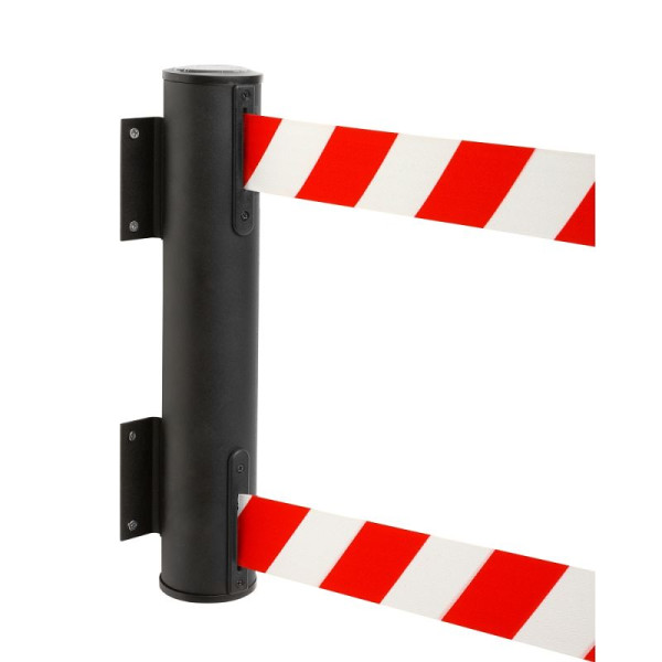 Stein HGS Wandgurtkassette -P-Line Dual-, rot/weiß diagonal (schraffiert), mit Gurtendstück (Standard), 34248-1302