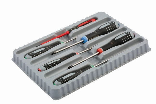 Bahco Ergo™-Schraubendreher-Satz, 6-teilig, Schlitz+PH+PZ+T, BE-9871
