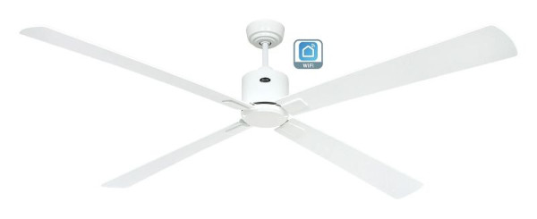 CasaFan Deckenventilator Eco Neo III 180 Lack weiß-Lack weiß glänzend WiFi, 943409W