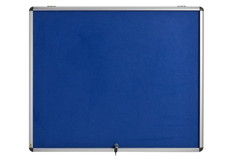 Bi-Office Indoor-Schaukasten Blauer Filz 8xA4, VT350107150