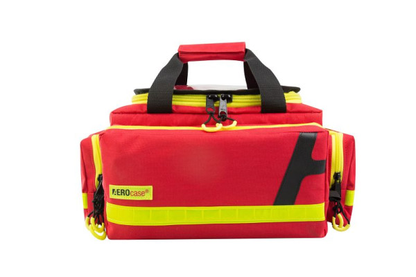 MBS Medizintechnik Notfalltasche Medium - rot mit Füllung DIN 13 160 SAN, 101127
