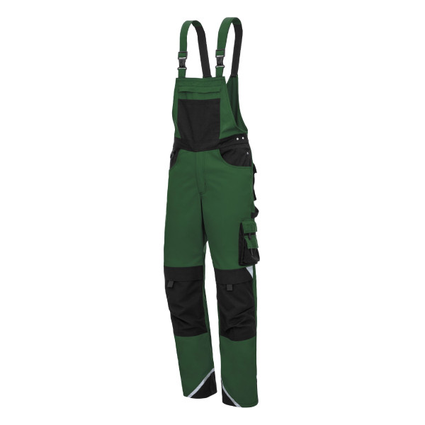 NITRAS MOTION TEX PLUS, Latzhose, Größe: 26, Farbe: grün, VE: 10 Stück, 7624-26